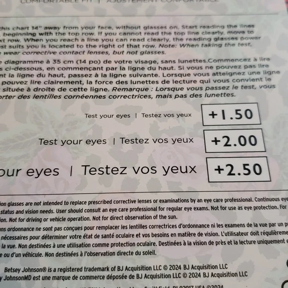 Betsey Johnson Set of 3 Cats Eye Reading Glasses +1.50 Strength - Picture 11 of 11